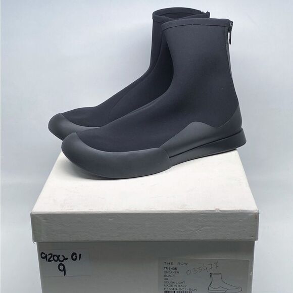 The Row Rubber-trimmed scuba ankle boot size 39 - Picture 13 of 15